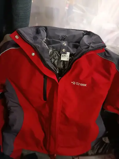 Parka roja con capucha Enaex - miniatura 1