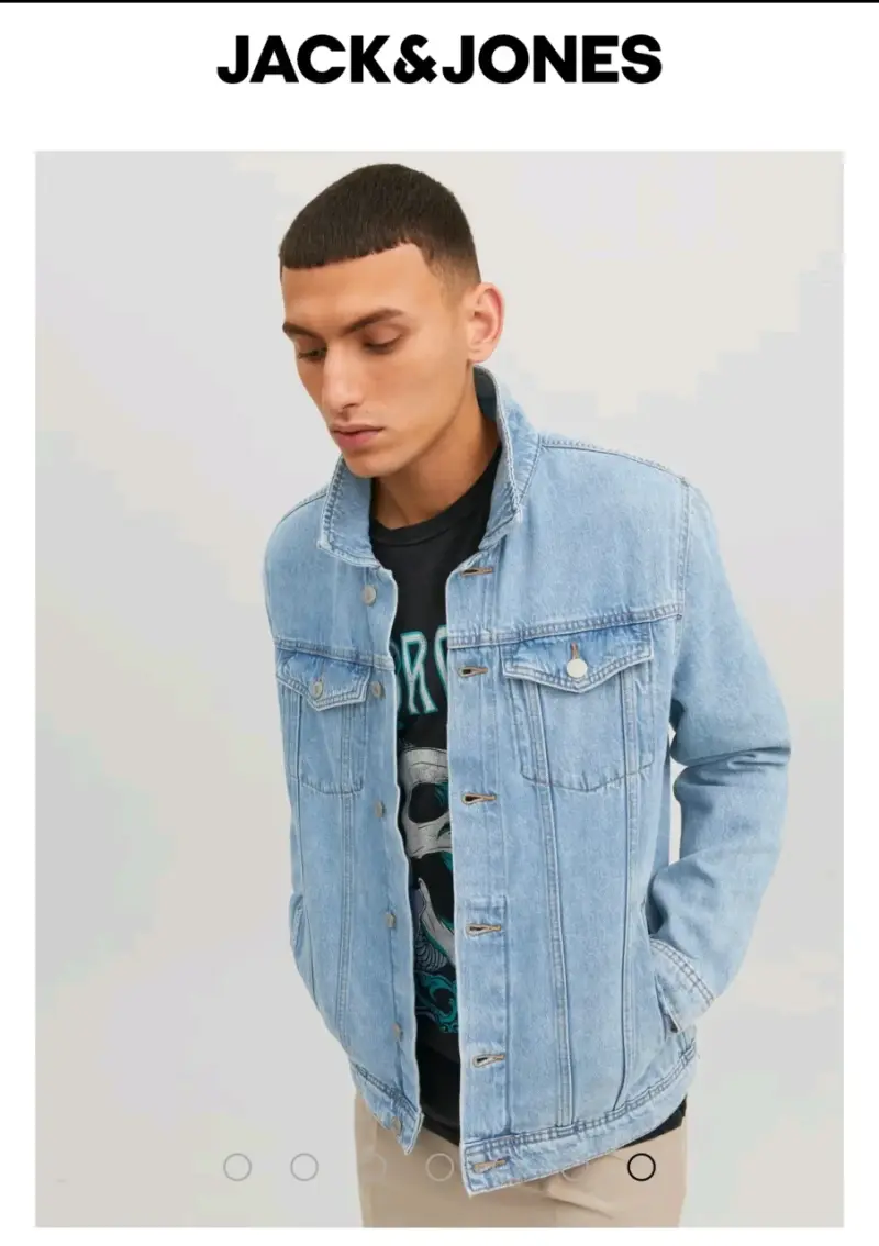 🔵🧥Chaqueta de Mezclilla JACK & JONES🧥🔵 (Nueva) - 6