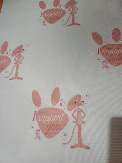 Alfombra Yoga, diseño pantera rosa - miniatura 1