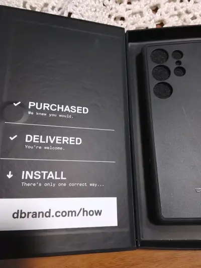 Skin para celular dbrand negro - miniatura 2