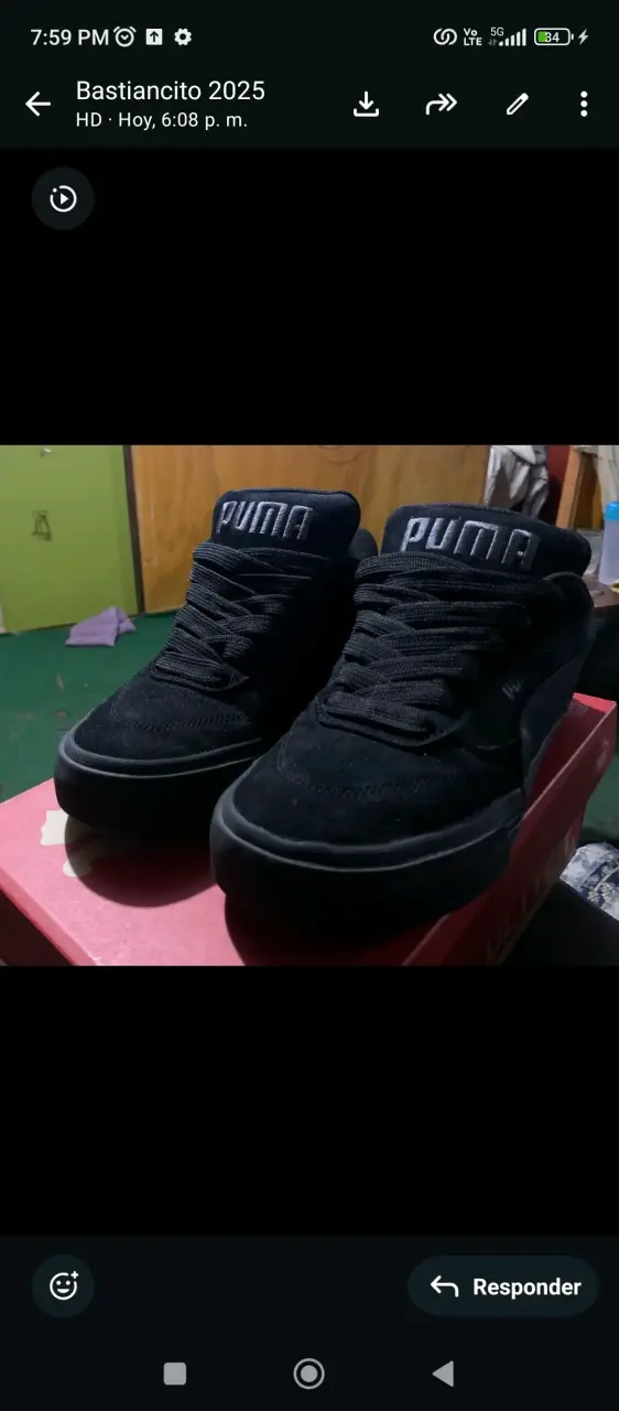 Zapatillas negras Puma - 1