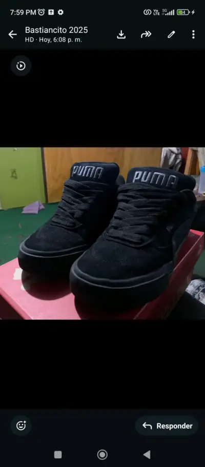 Zapatillas negras Puma - miniatura 1