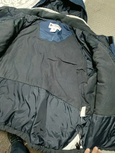 Chaqueta Columbia azul impermeable - miniatura 4