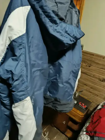 Chaqueta Columbia azul impermeable - miniatura 6