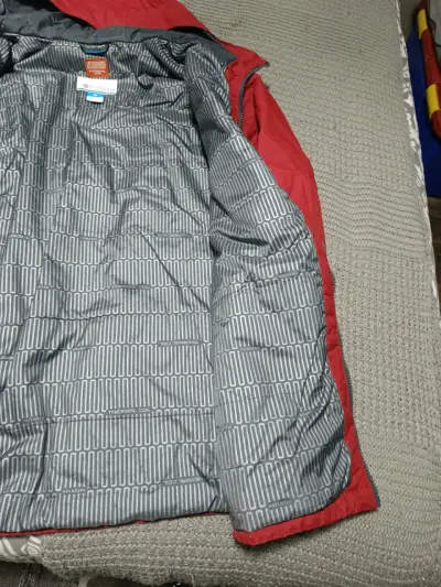Chaqueta impermeable roja Columbia - miniatura 4