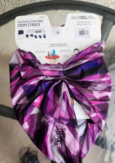 Buff multifuncional morado patrón - miniatura 2
