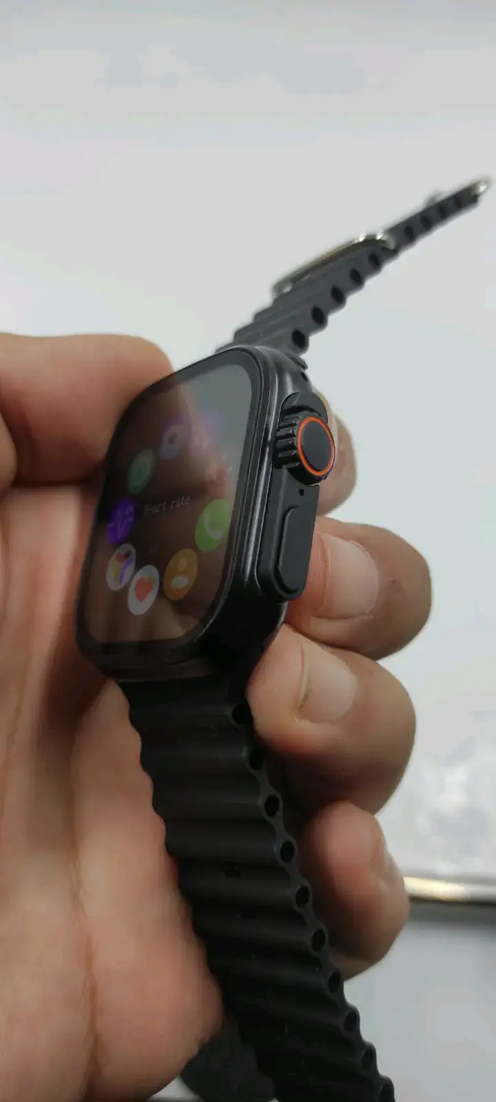 Smartwatch negro con pulsómetro reloj inteligente - 3
