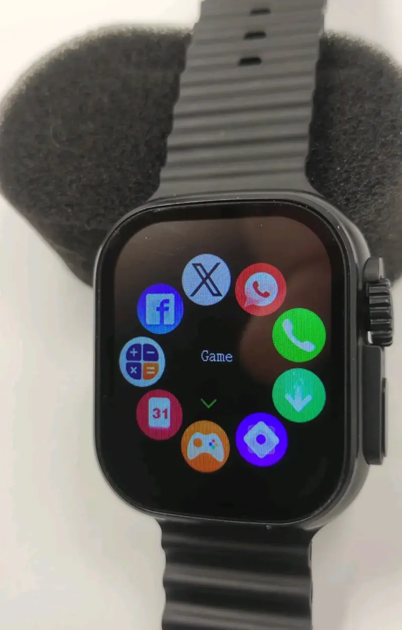 Smartwatch negro con pulsómetro reloj inteligente - 4