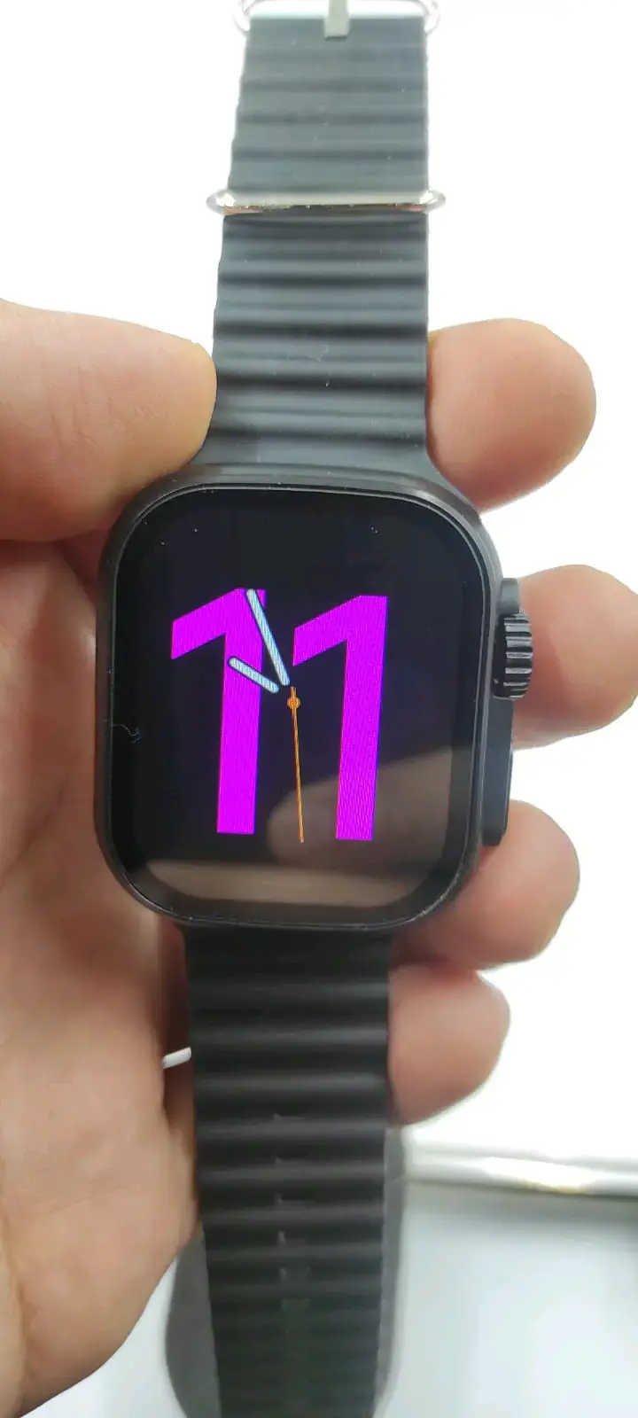 Smartwatch negro con pulsómetro reloj inteligente - 5