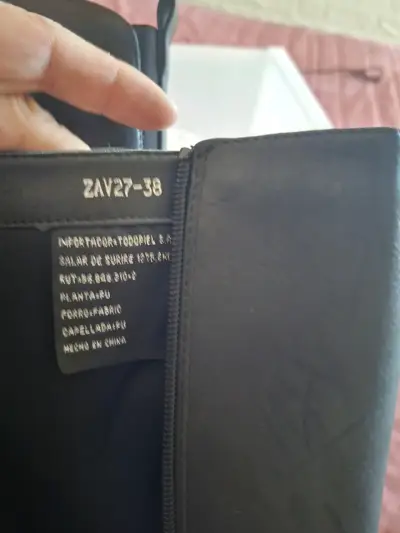 Botas negra cuero marquiz N 38 - miniatura 3