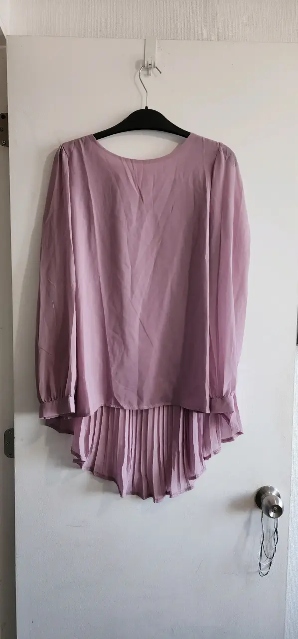 Blusa plisada lila Favolook - 2