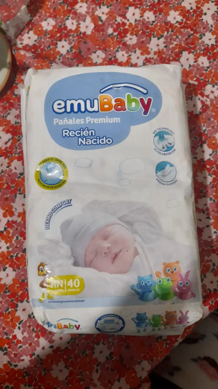 Pañales Emubaby Recién Nacido - 1