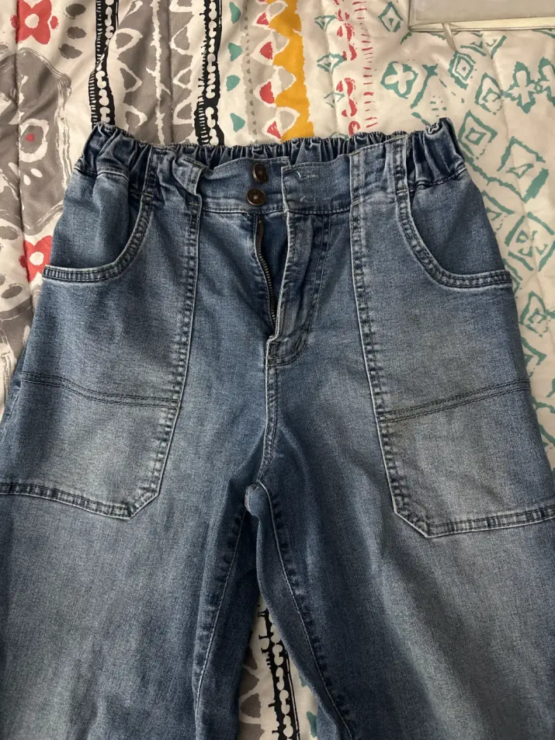 Jeans azules de mezclilla - 1