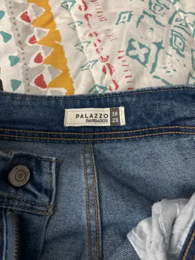 Jeans anchos con estampado espacial - miniatura 3