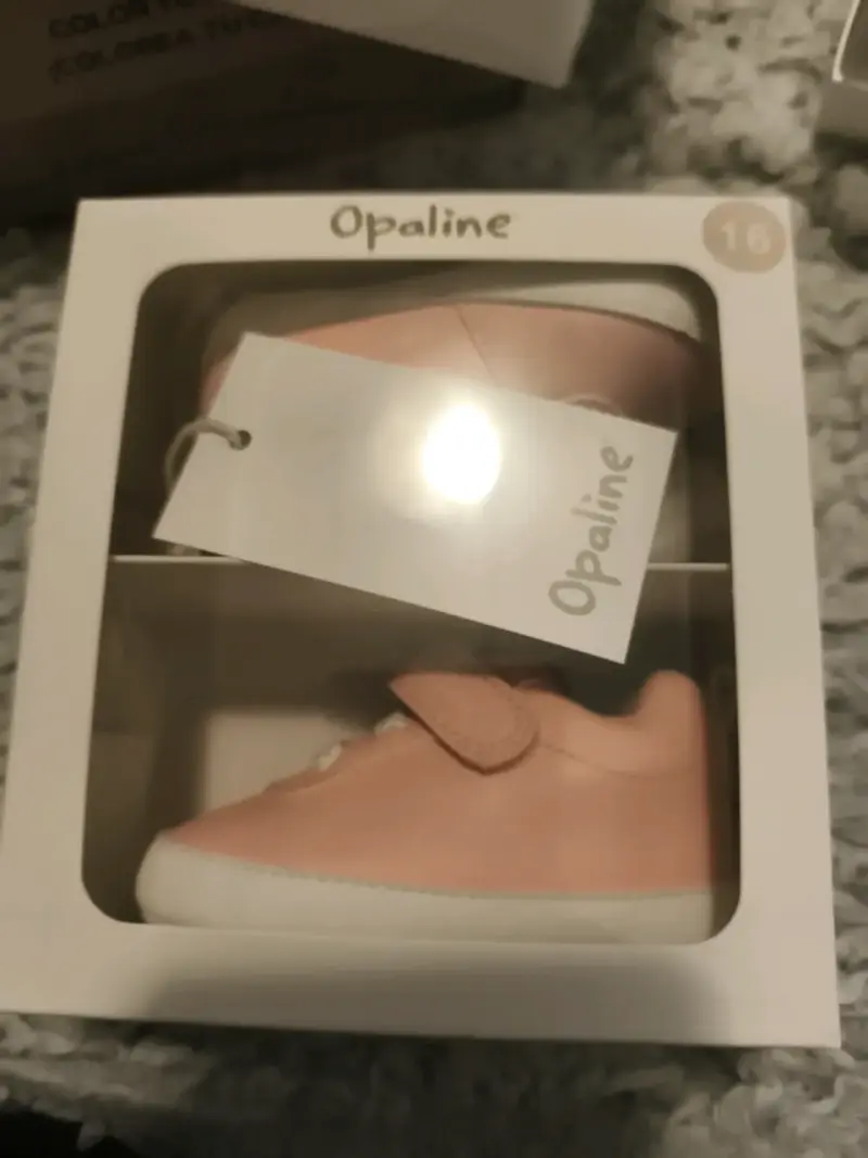 Zapatitos rosados de bebé Opaline - 1