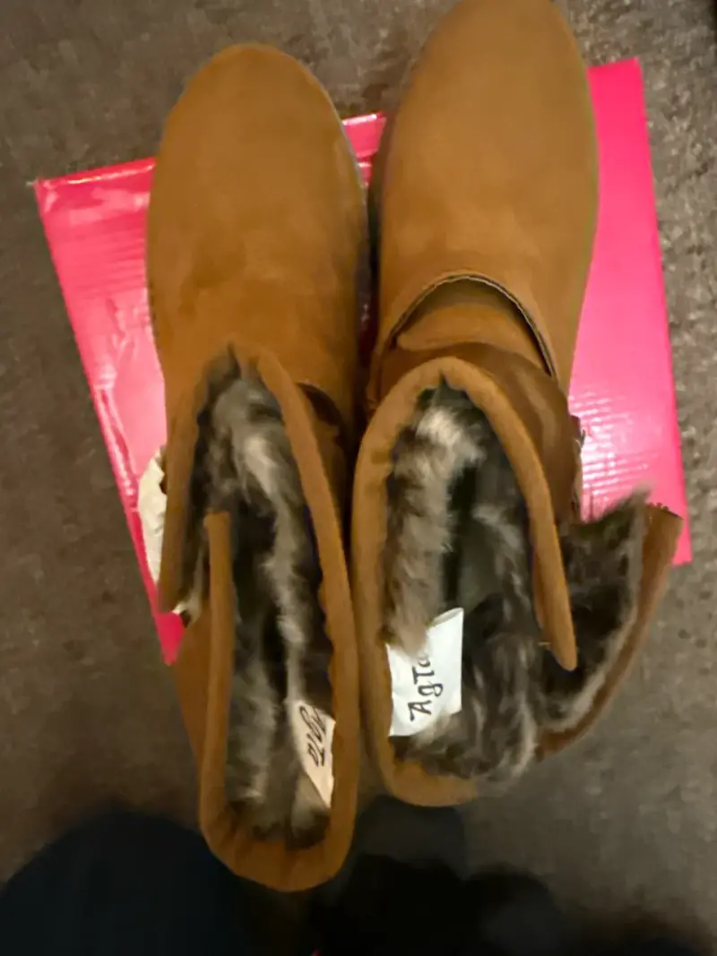 Botines marrones con hebilla - 6