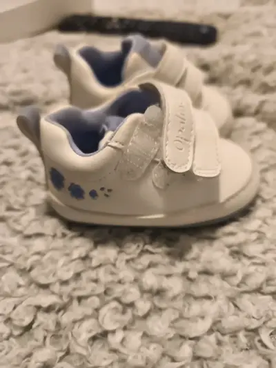 Zapatos de bebé Opaline blancos - miniatura 2