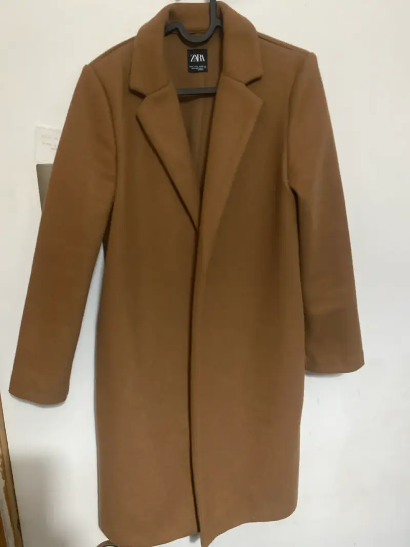 Abrigo largo camel Zara - 1