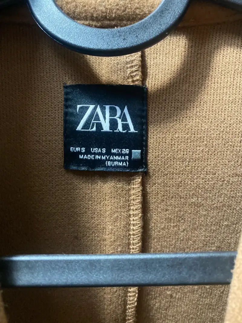 Abrigo largo camel Zara - 2