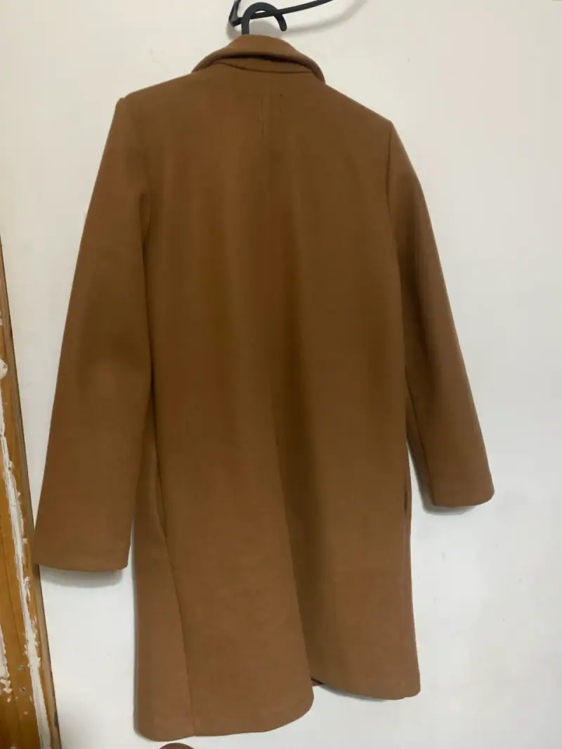 Abrigo largo camel Zara - 3