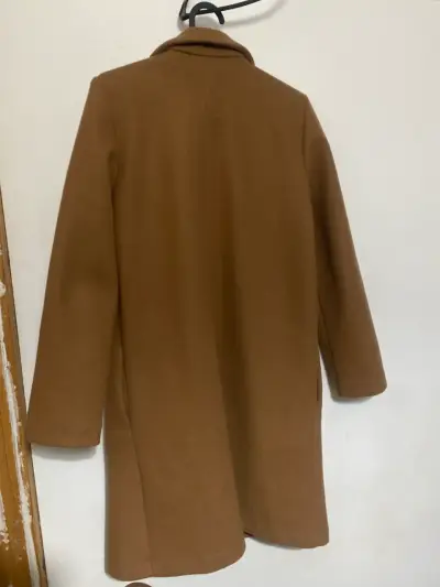 Abrigo largo camel Zara - miniatura 3