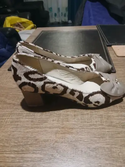 Zapatos de taco animal print - miniatura 2