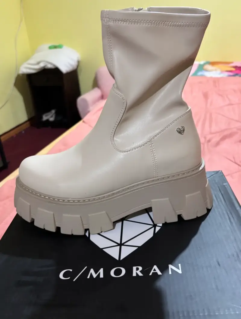 Botines blancos con plataforma C/Moran - 2