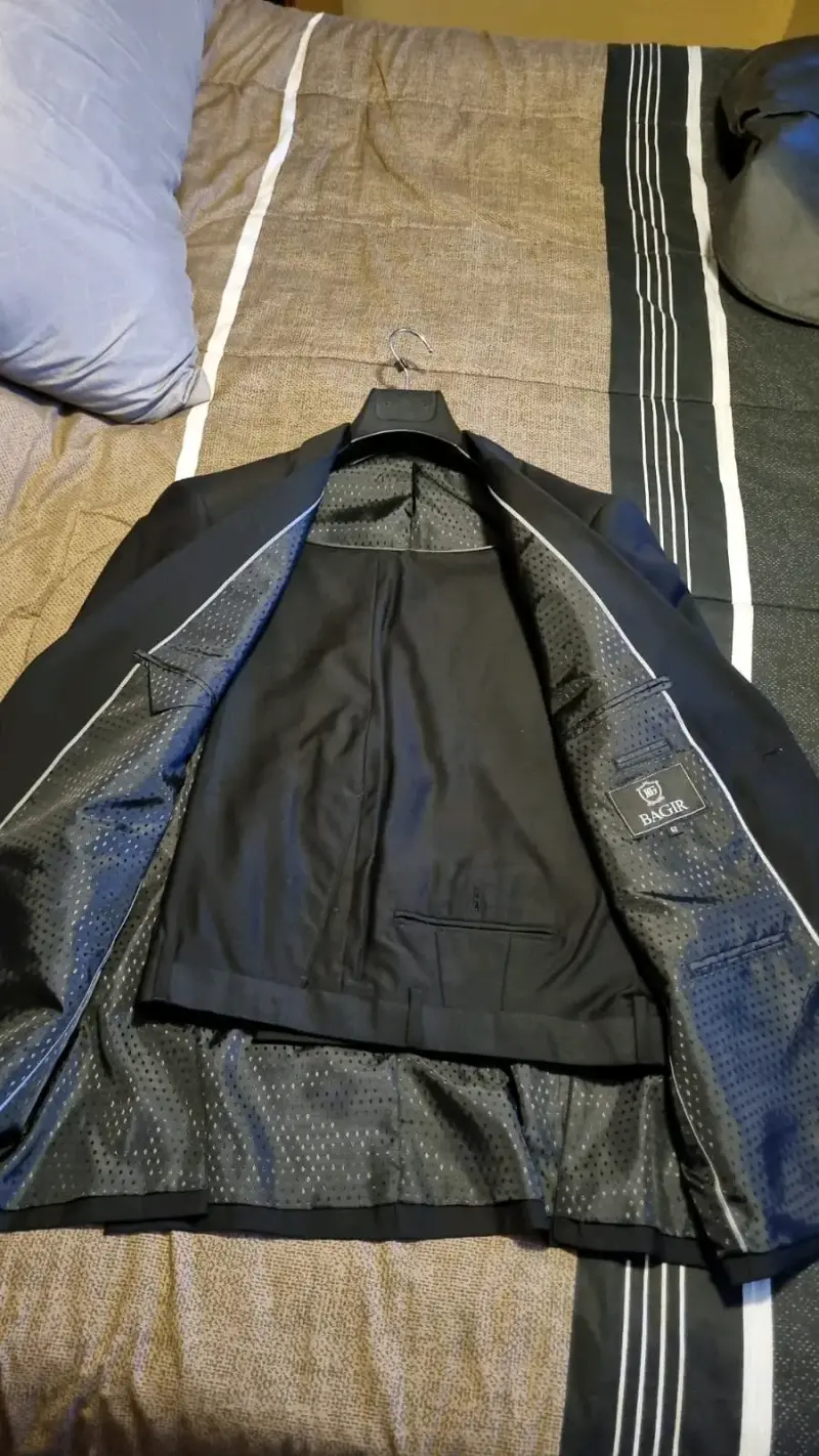Traje formal azul Arrow, traje negro arrow - 4