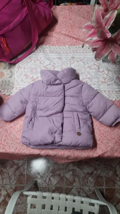 Parca acolchada infantil 12 meses marca opaline - miniatura 1