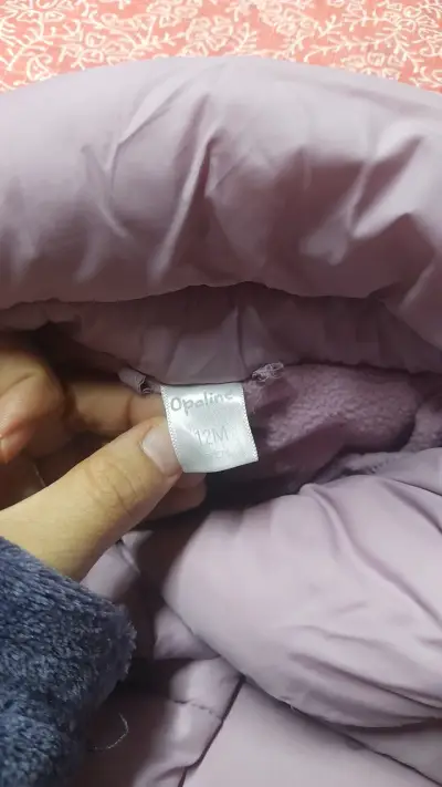 Parca acolchada infantil 12 meses marca opaline - miniatura 2