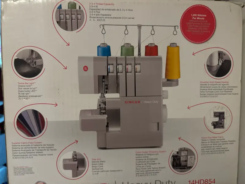 Máquina overlock Singer Heavy Duty - 2