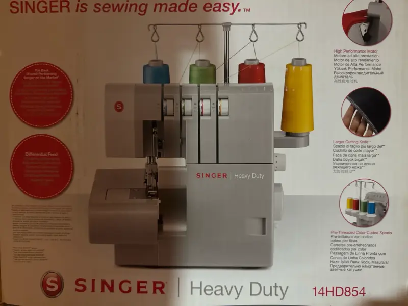 Máquina overlock Singer Heavy Duty - 4