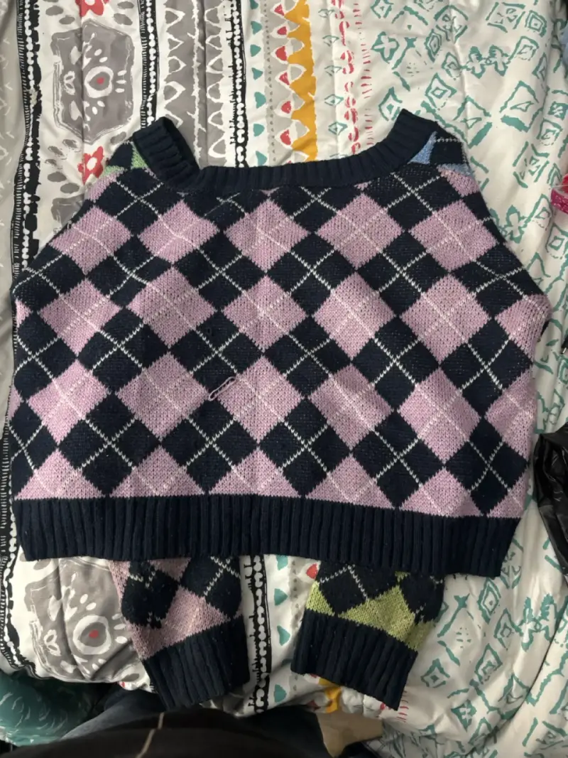 Cardigan de lana multicolor - 2