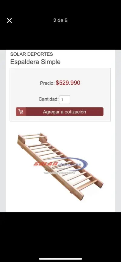 Espaldera (buena marca) oportunidad única - miniatura 5
