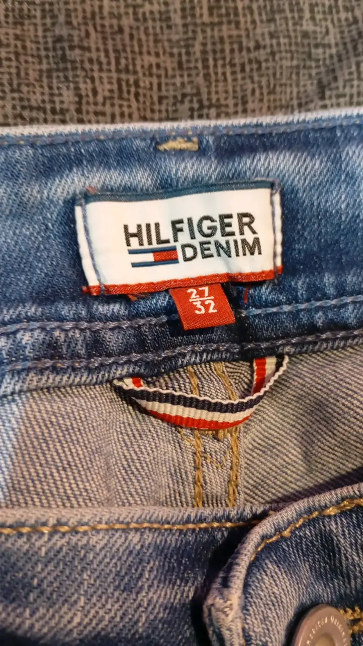 Jeans de mezclilla Tommy hilfiger azul claro - 2