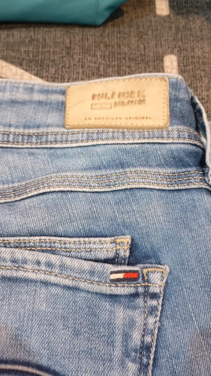 Jeans de mezclilla Tommy hilfiger azul claro - 4
