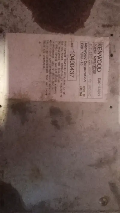 Amplificador Kenwood para auto - miniatura 3