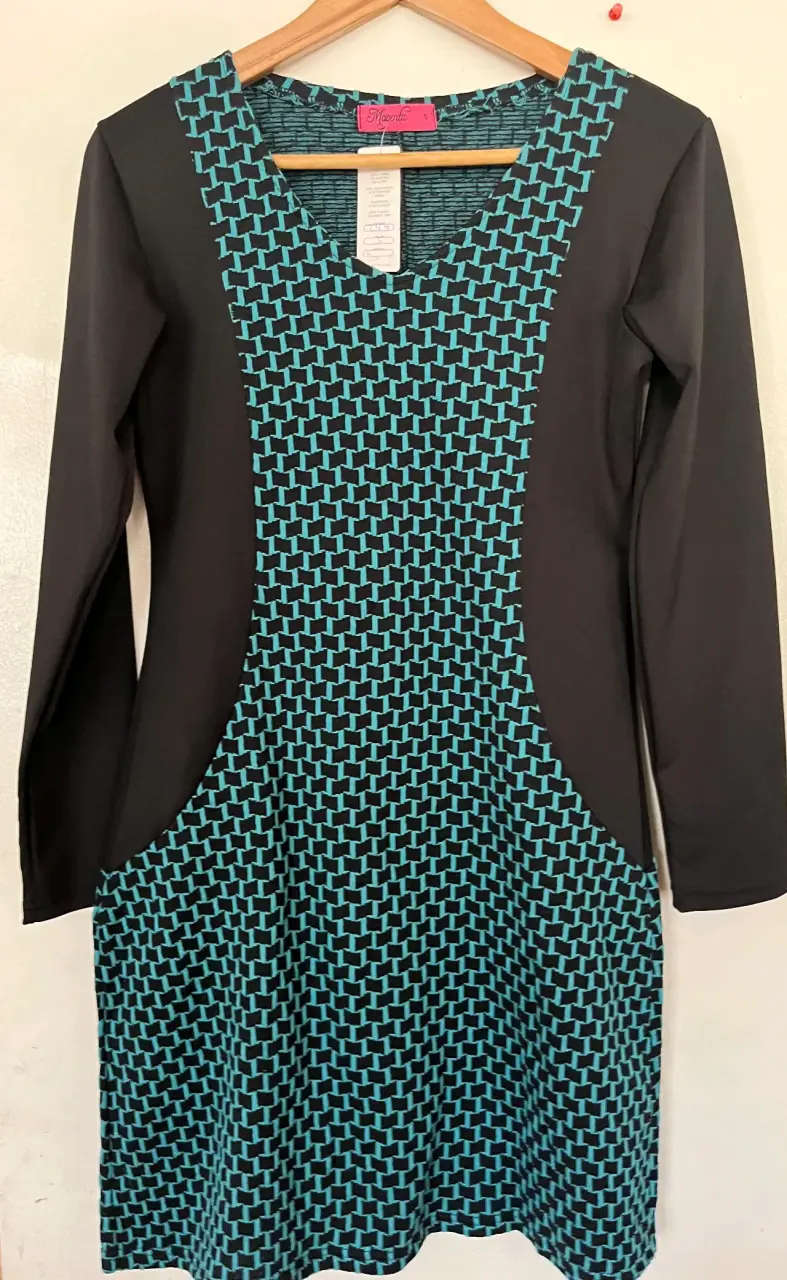 Vestido largo blanco con estampado - 3