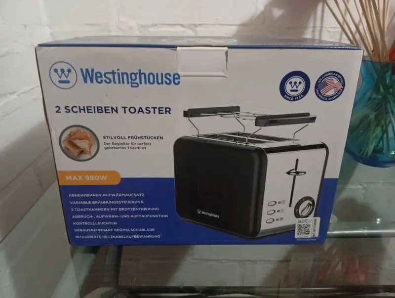 Tostador Westinghouse 2 rebanadas