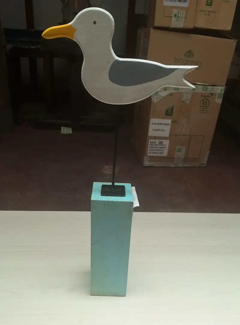 Figura decorativa de gaviota