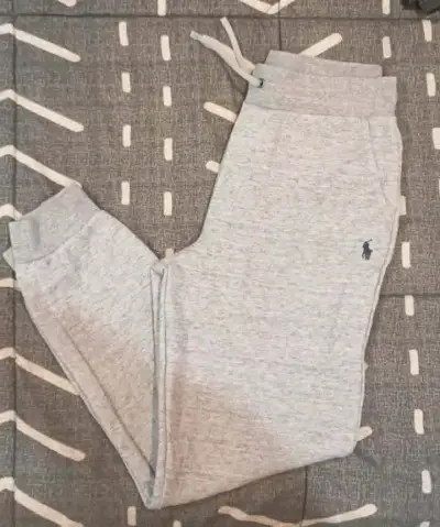 Pantalón polo Ralph Lauren de buzo gris - miniatura 1