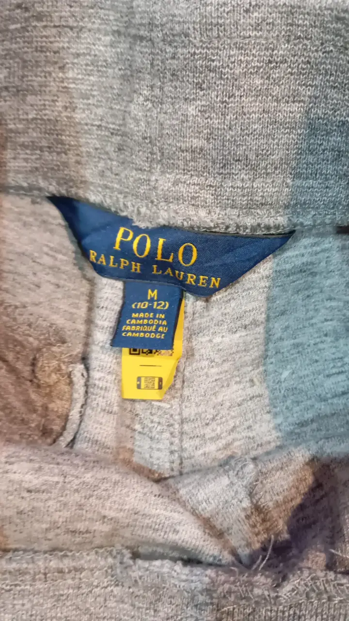 Pantalón polo Ralph Lauren de buzo gris - 3