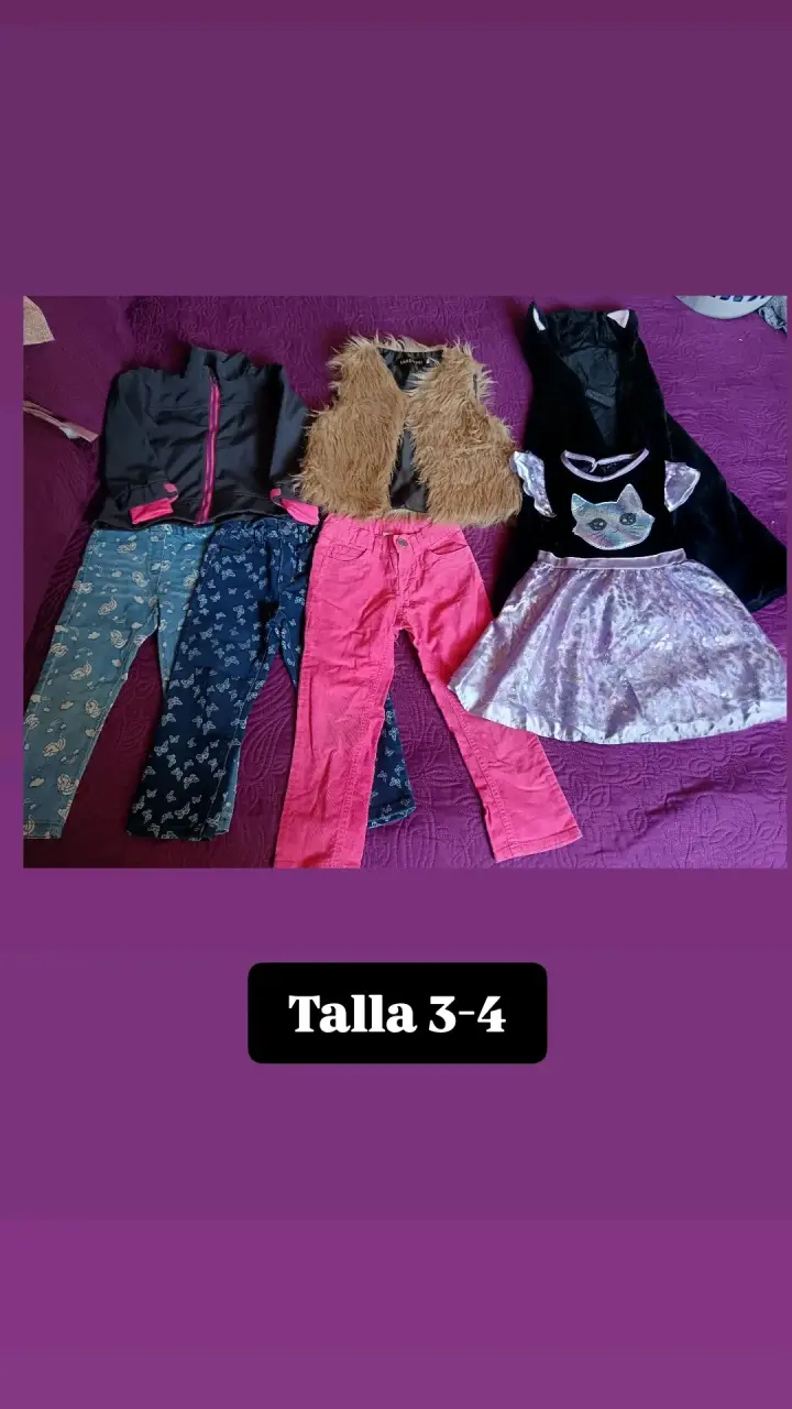 Ropa infantil talla 2-6 años - 2