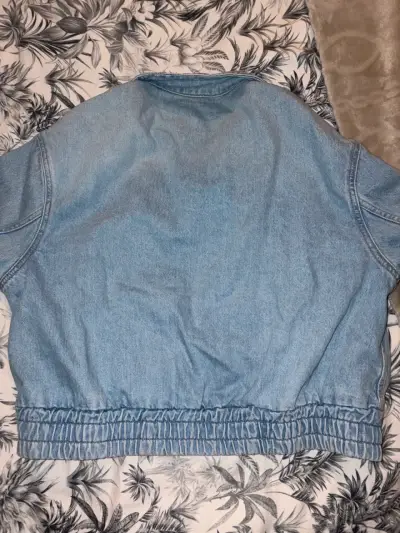 Chaqueta de mezclilla azul claro - miniatura 1