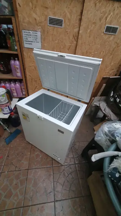 Congelador horizontal blanco usado - miniatura 2