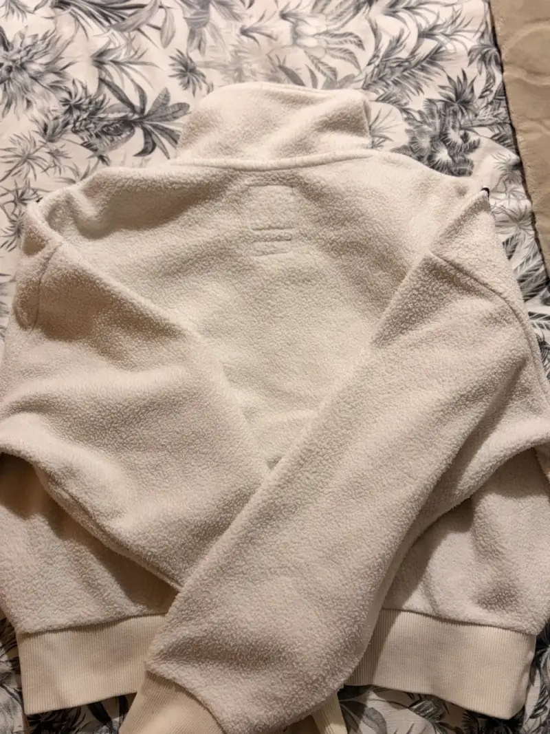 Chaqueta polar blanca deportiva - 3