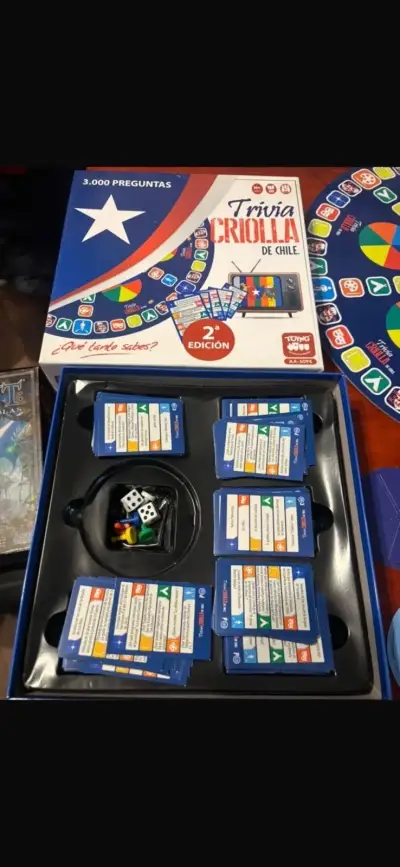 Juego de mesa trivia criolla chilena - miniatura 1