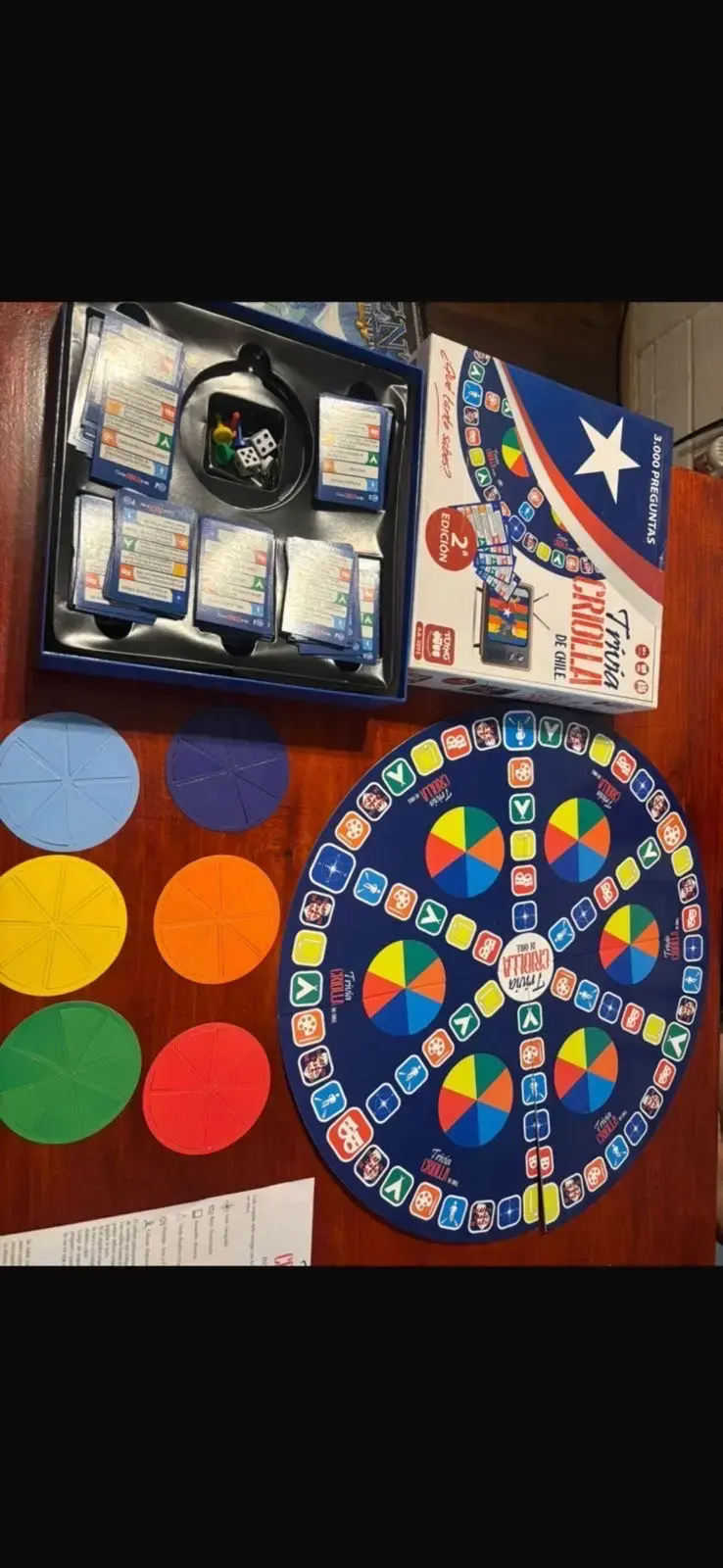 Juego de mesa trivia criolla chilena - 2