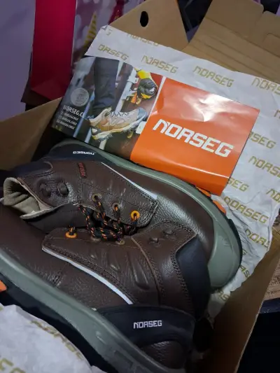 Botas de seguridad Norseg café - miniatura 1