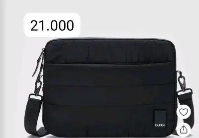 Bolso negro Bubba acolchado - miniatura 1